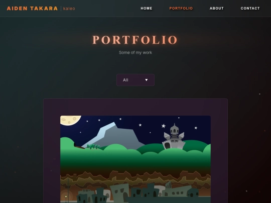 portfolio screenshot