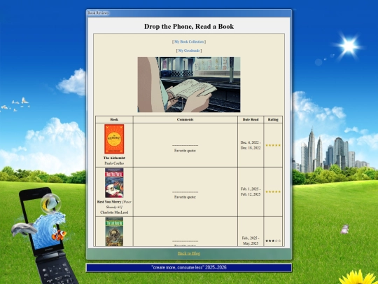 pages/collections/book-reviews screenshot