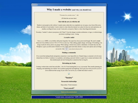 pages/collections/manifesto screenshot