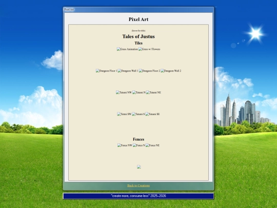 pages/collections/pixelart screenshot