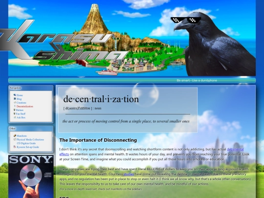 pages/decentralization screenshot