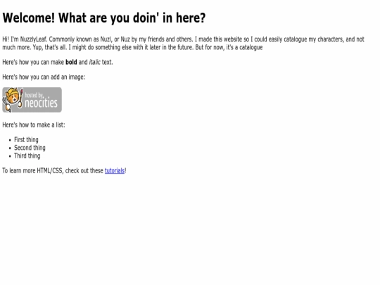 index screenshot