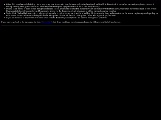 AT - IST/Jay-T's-Site/youtubersforminecraft screenshot