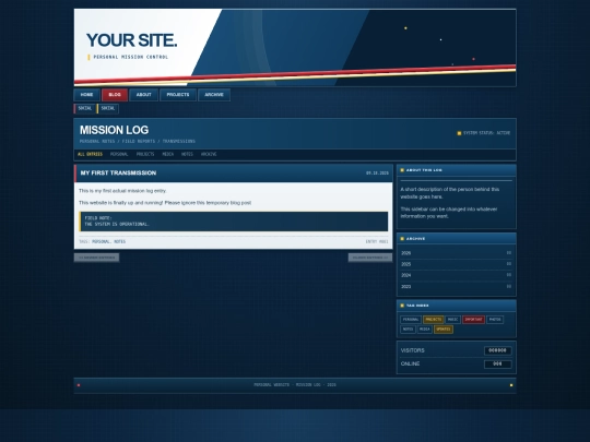 blog screenshot