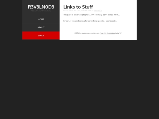 links screenshot