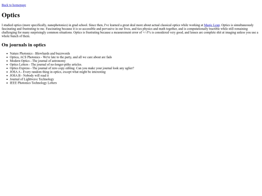 optics screenshot