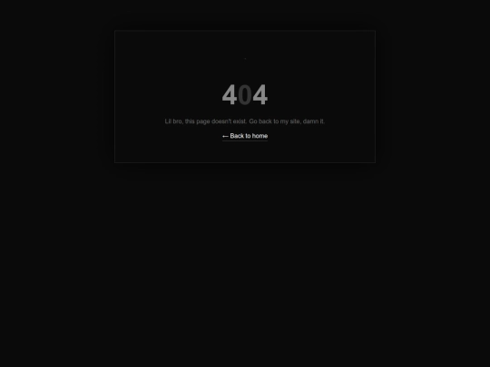not_found screenshot