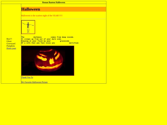 webdesign/Halloween screenshot