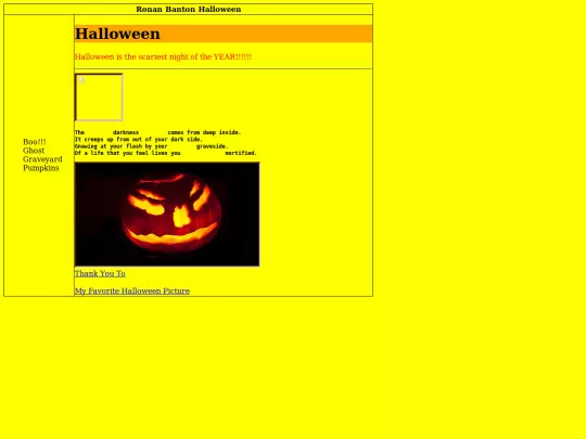 webdesign/Halloween_RonanBanton screenshot