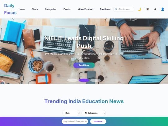 education screenshot