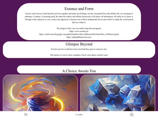 Essence VS Form screenshot