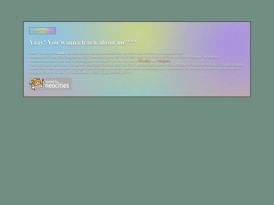 aboutme screenshot