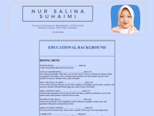 education screenshot