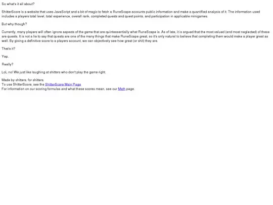 pages/info screenshot