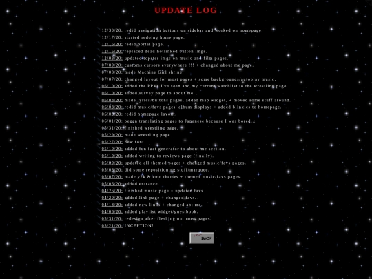 log screenshot
