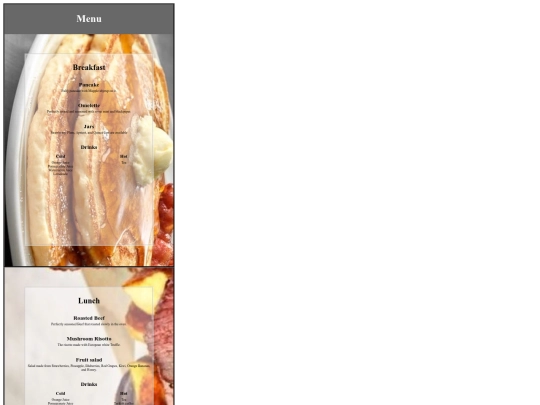 Restaurant menu/Restaurant_menu screenshot