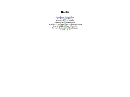 books screenshot