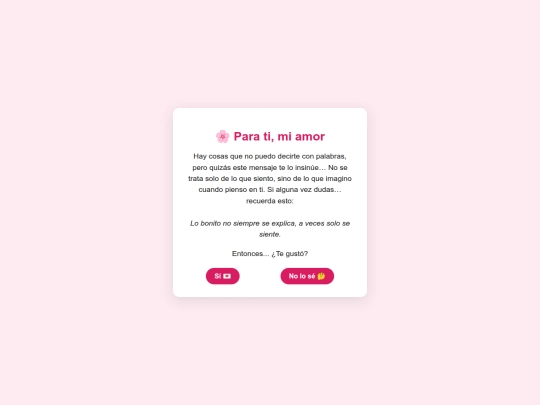 Amor/Carta screenshot