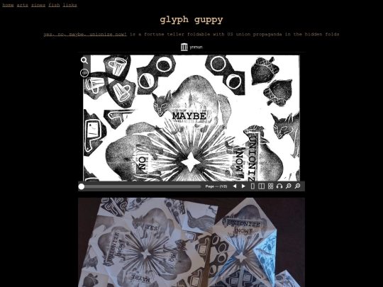 zines screenshot