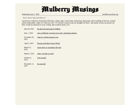 journal screenshot