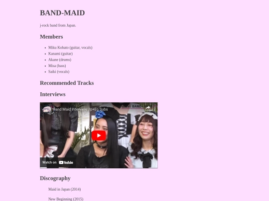 creators/individuals/bandmaid screenshot