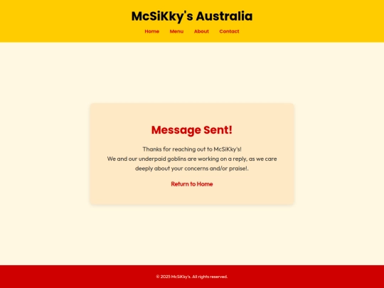 contact-success screenshot