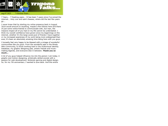 blog screenshot