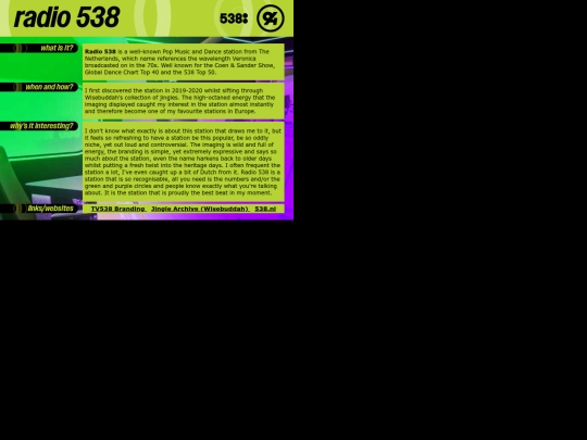 pages/hyperfixations/radio538 screenshot