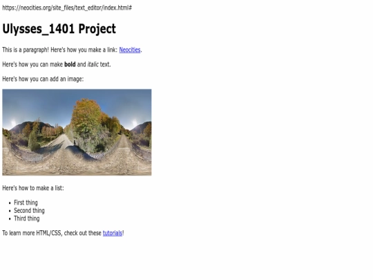 index screenshot