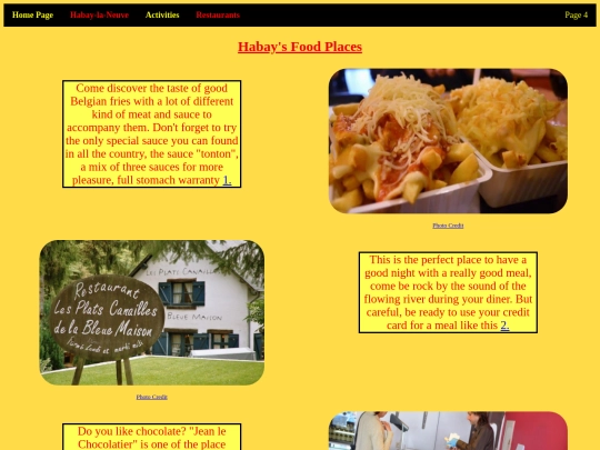 Restaurant screenshot