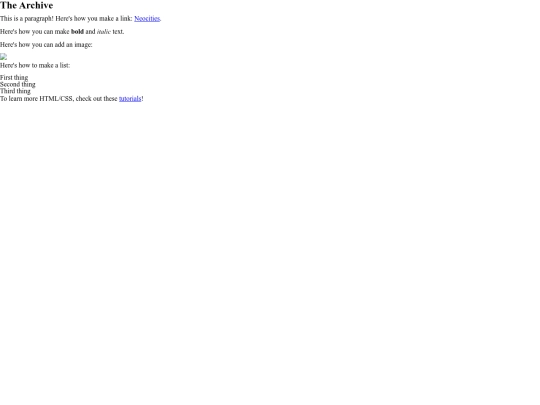 homepage/archive screenshot