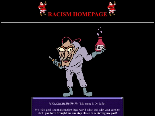 racism screenshot