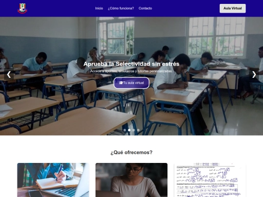 Selectividad/inicio screenshot