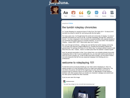 tumblrrp screenshot