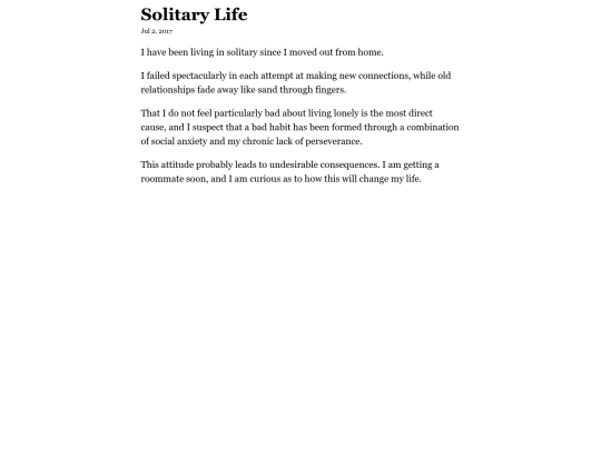 post/20170702-solitary-life screenshot