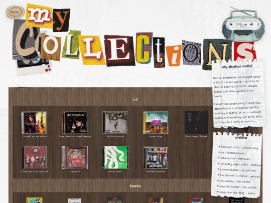 collections screenshot