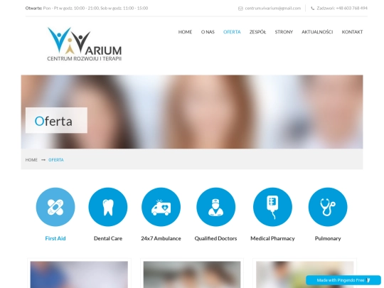 services screenshot