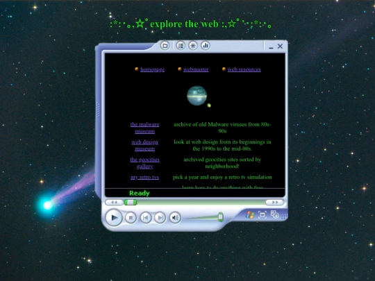 links screenshot