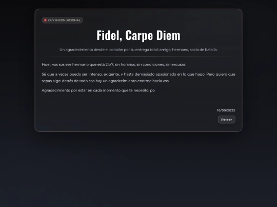 MensajeFidel screenshot