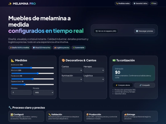 Webmuebles screenshot