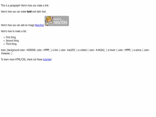 index screenshot