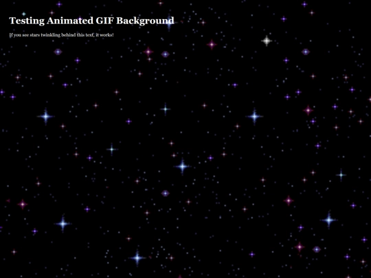 test screenshot
