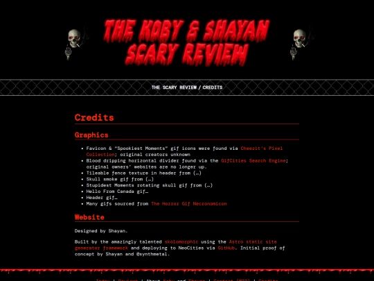 credits screenshot
