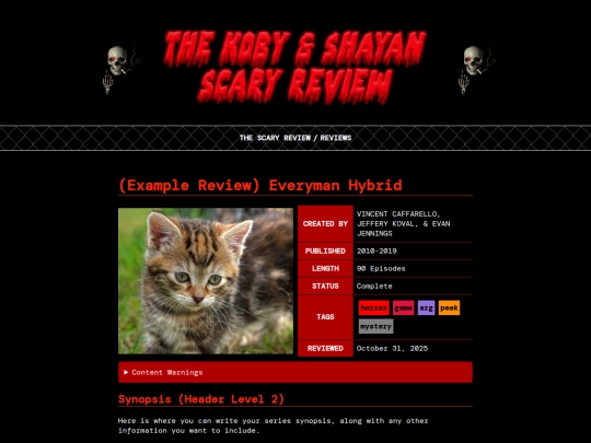 reviews/examplereview screenshot