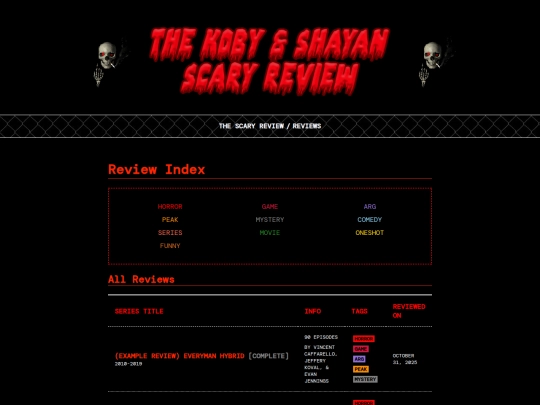 reviews screenshot