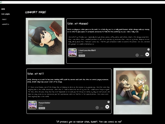 COMFORTS screenshot