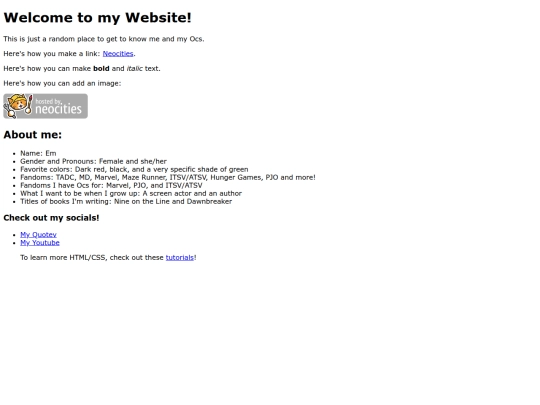 index screenshot