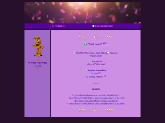 pages/beach screenshot