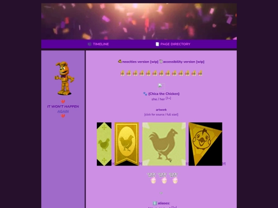 pages/chica screenshot
