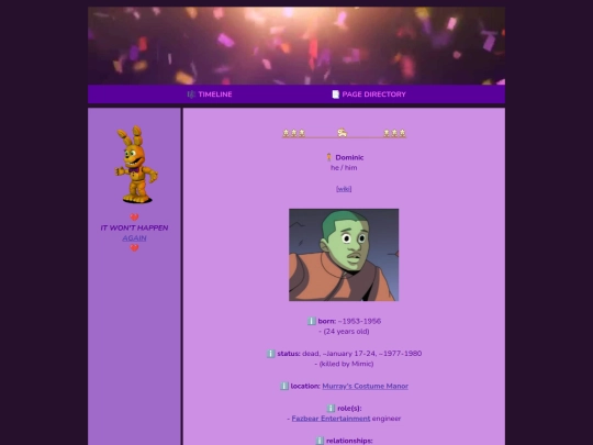 pages/dominic screenshot